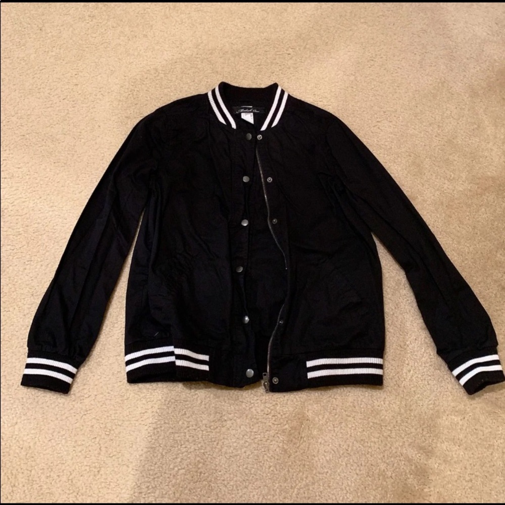 Black Varsity Jacket